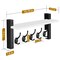 Sorbus Floating Wall Shelf with Hooks for Entryway, Bathroom, Bedroom, Kitchen, or Mudroom